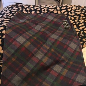 NY&C Plaid Pencil Skirt - Multicolor
